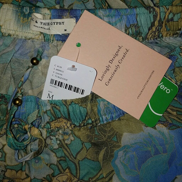 New spell designs amethyst maxi skirt turquoise FP - Picture 10 of 13